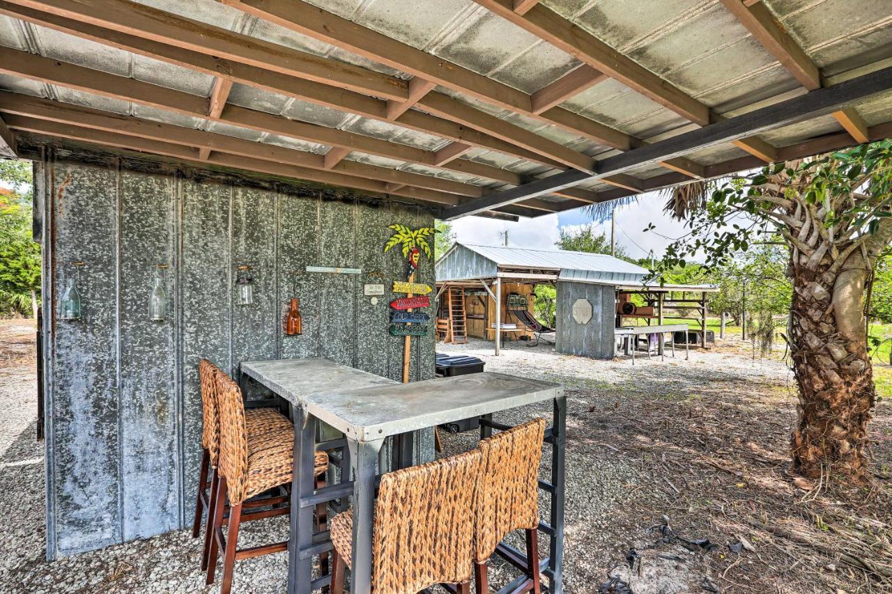 Authentic Clewiston Home With Outdoor Game Room Exterior photo